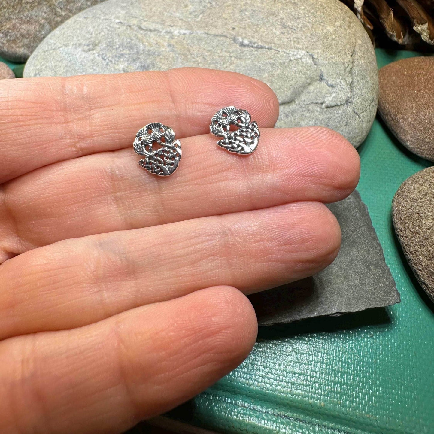 Highland Spring Thistle Earrings - 