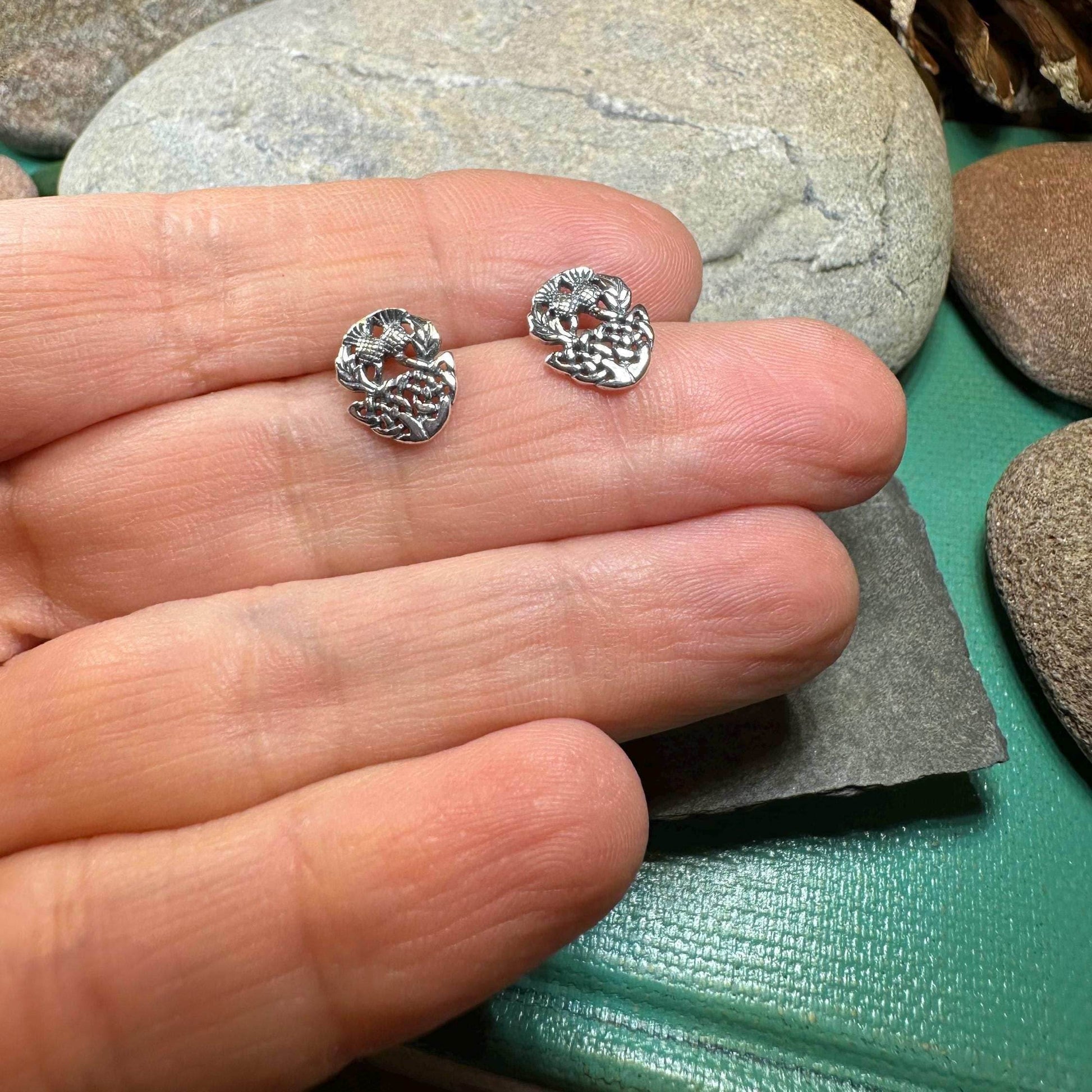 Highland Spring Thistle Earrings - 