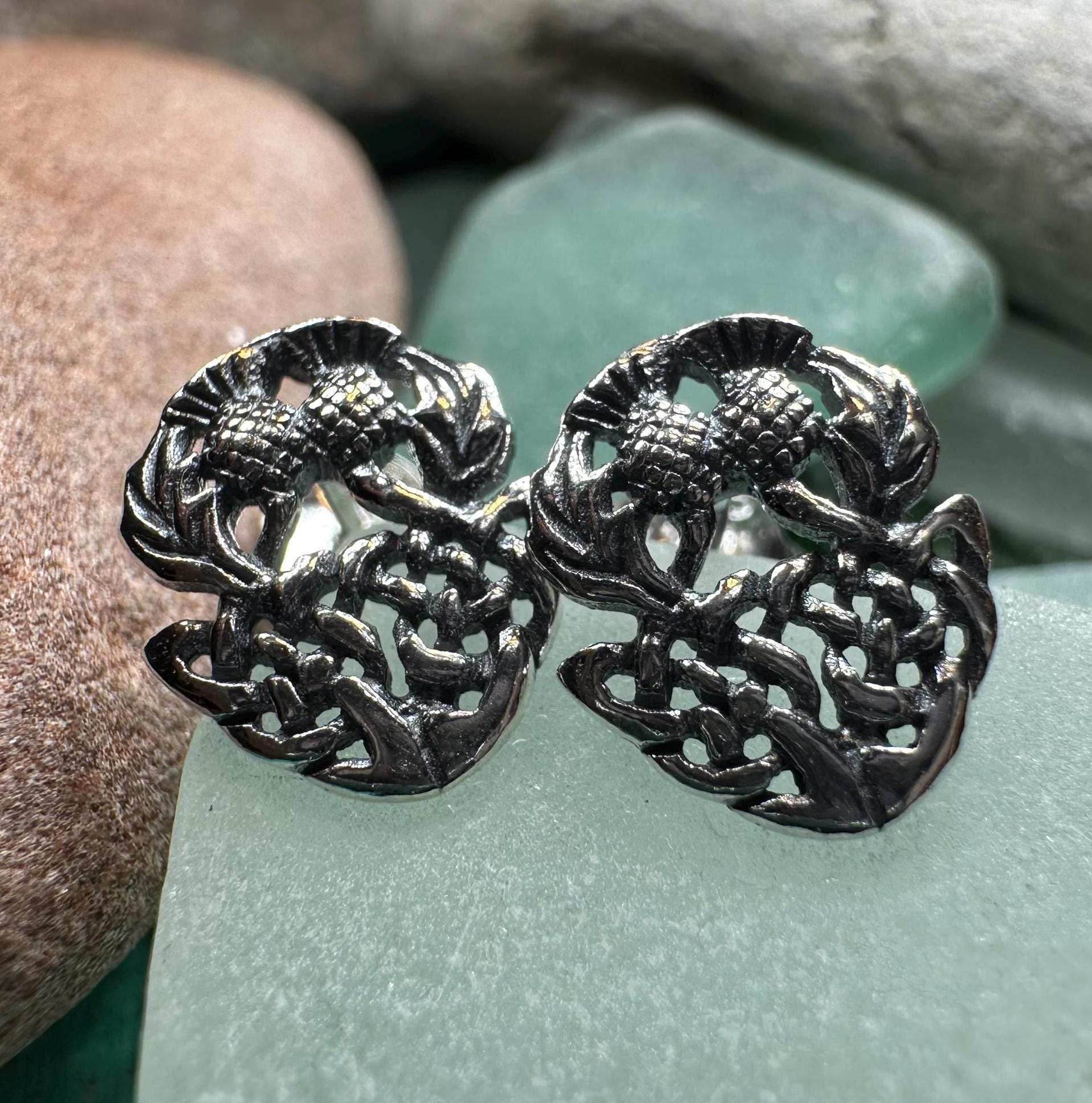 Highland Spring Thistle Earrings - 