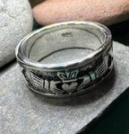 Gu Là Luain Celtic Claddagh Ring - 9