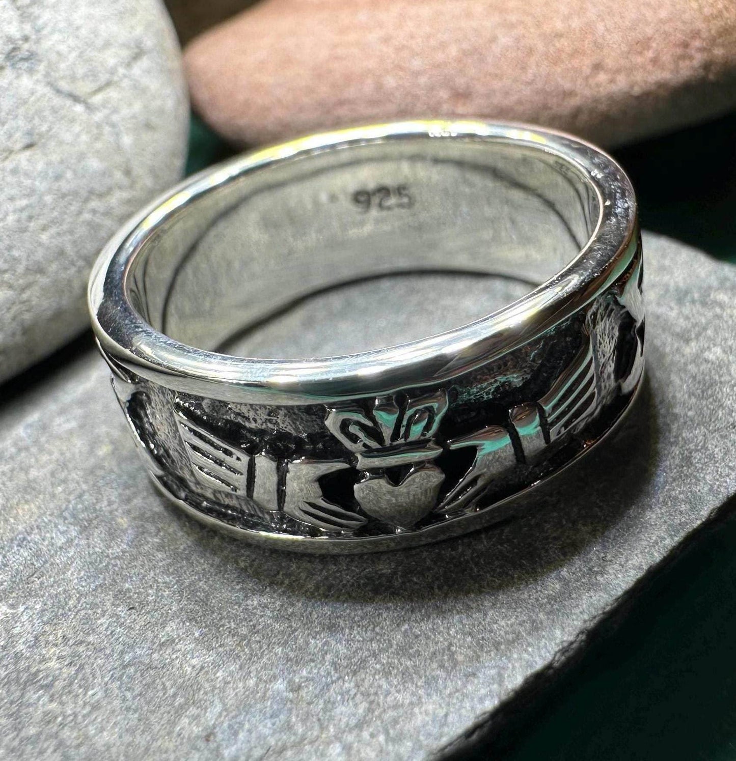 Gu Là Luain Celtic Claddagh Ring - 9