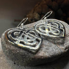 Gràidhear Celtic Heart Earrings - 