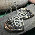 Gràidhear Celtic Heart Earrings - 