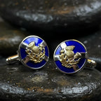 Saltire Thistle Cuff Links