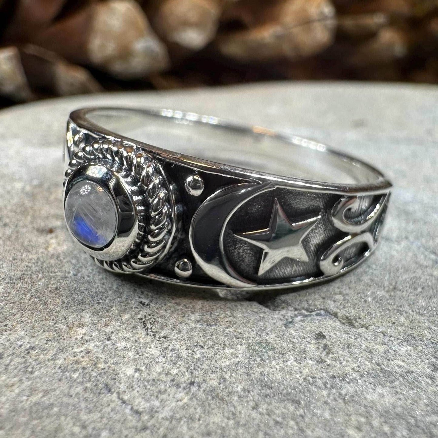 Locasta Crescent Moon Ring - 5