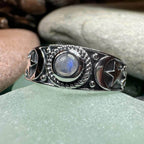 Locasta Crescent Moon Ring - 5