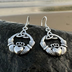 Claddagh Trinity Knot Earrings