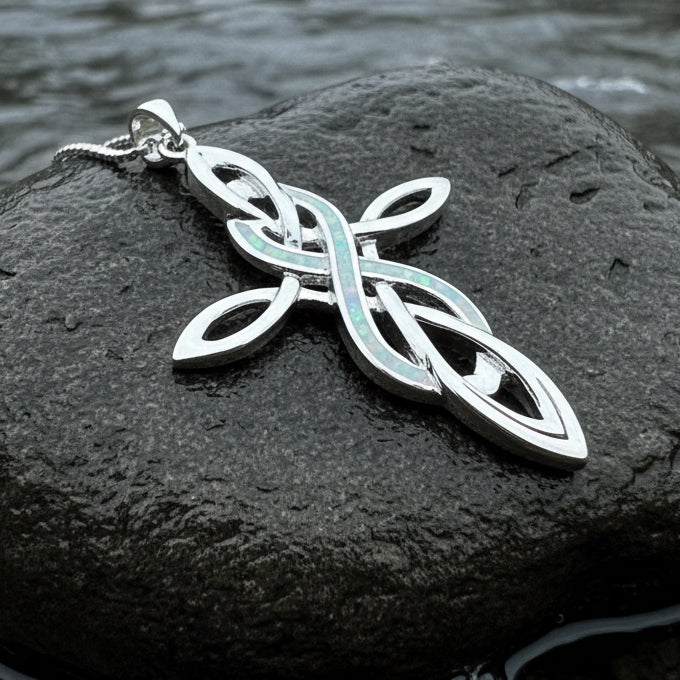Infinity Celtic Cross Necklace