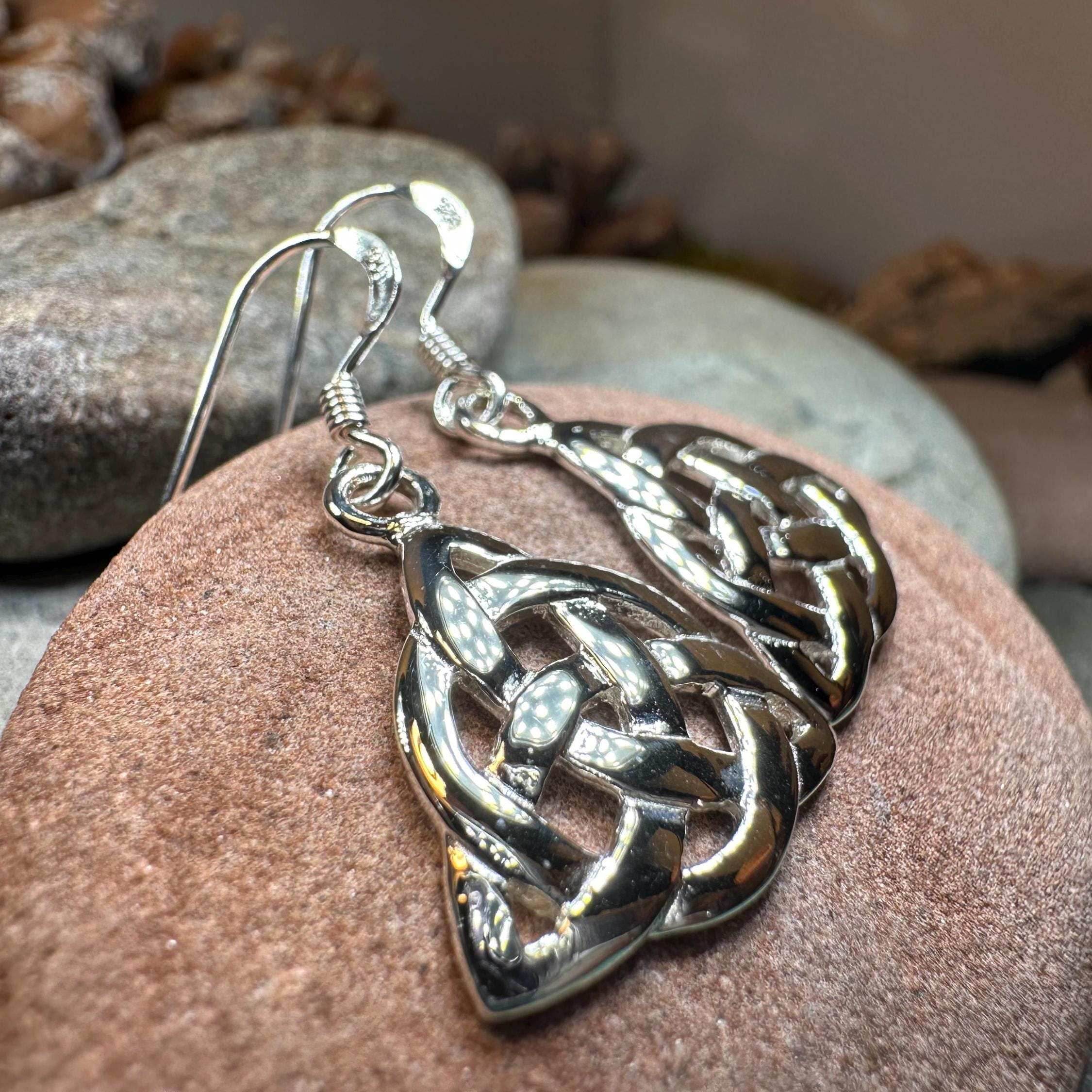 Lyric Celtic Triquetra Earrings - 
