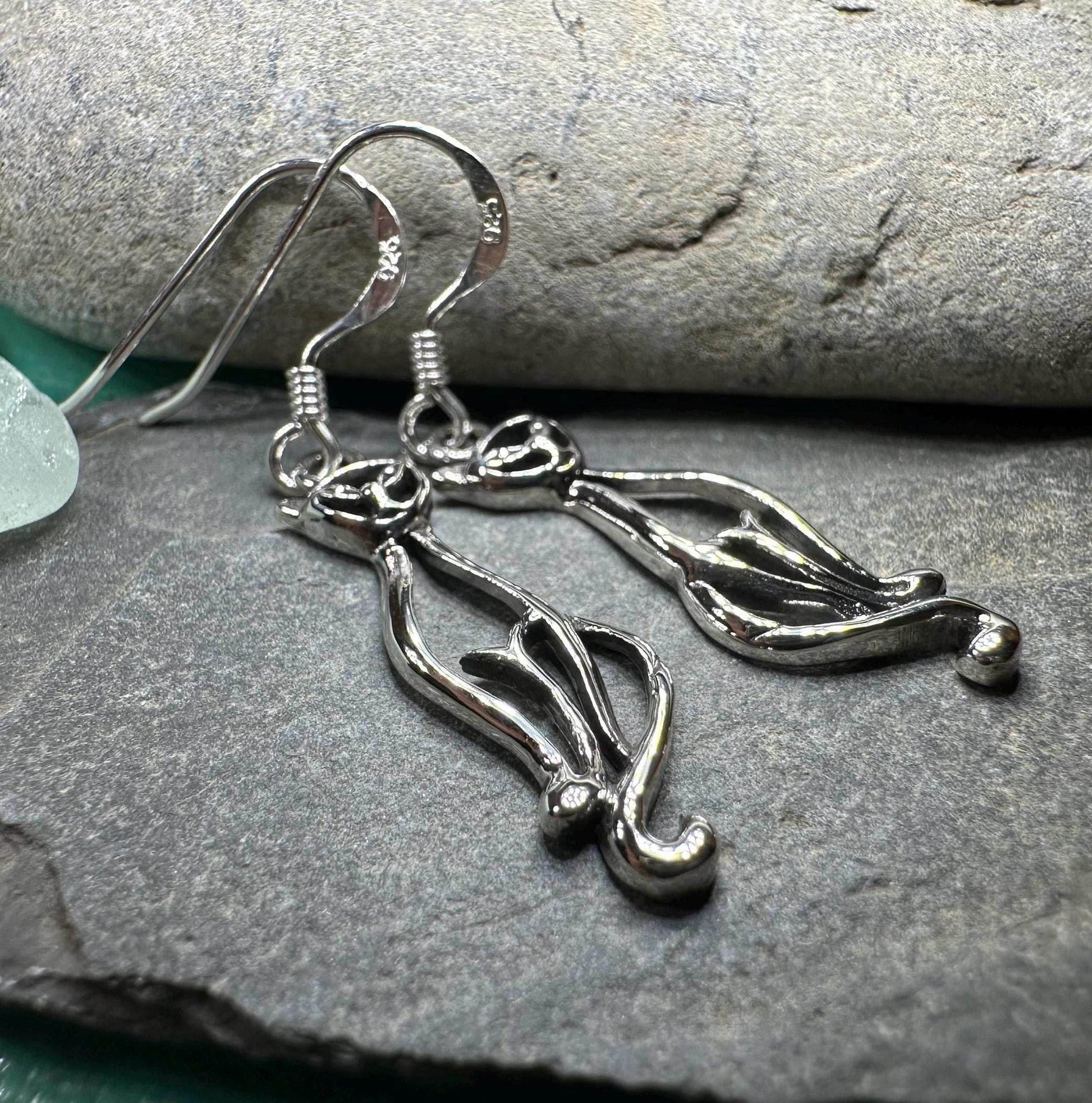 Roxie Celtic Cat Earrings - 
