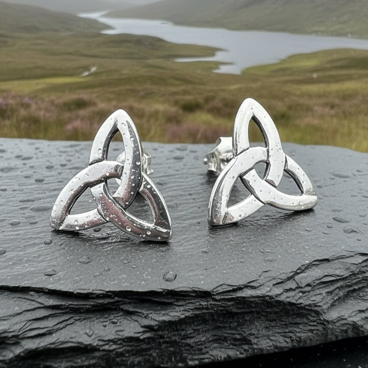 Zephyr Celtic Trinity Knot Earrings