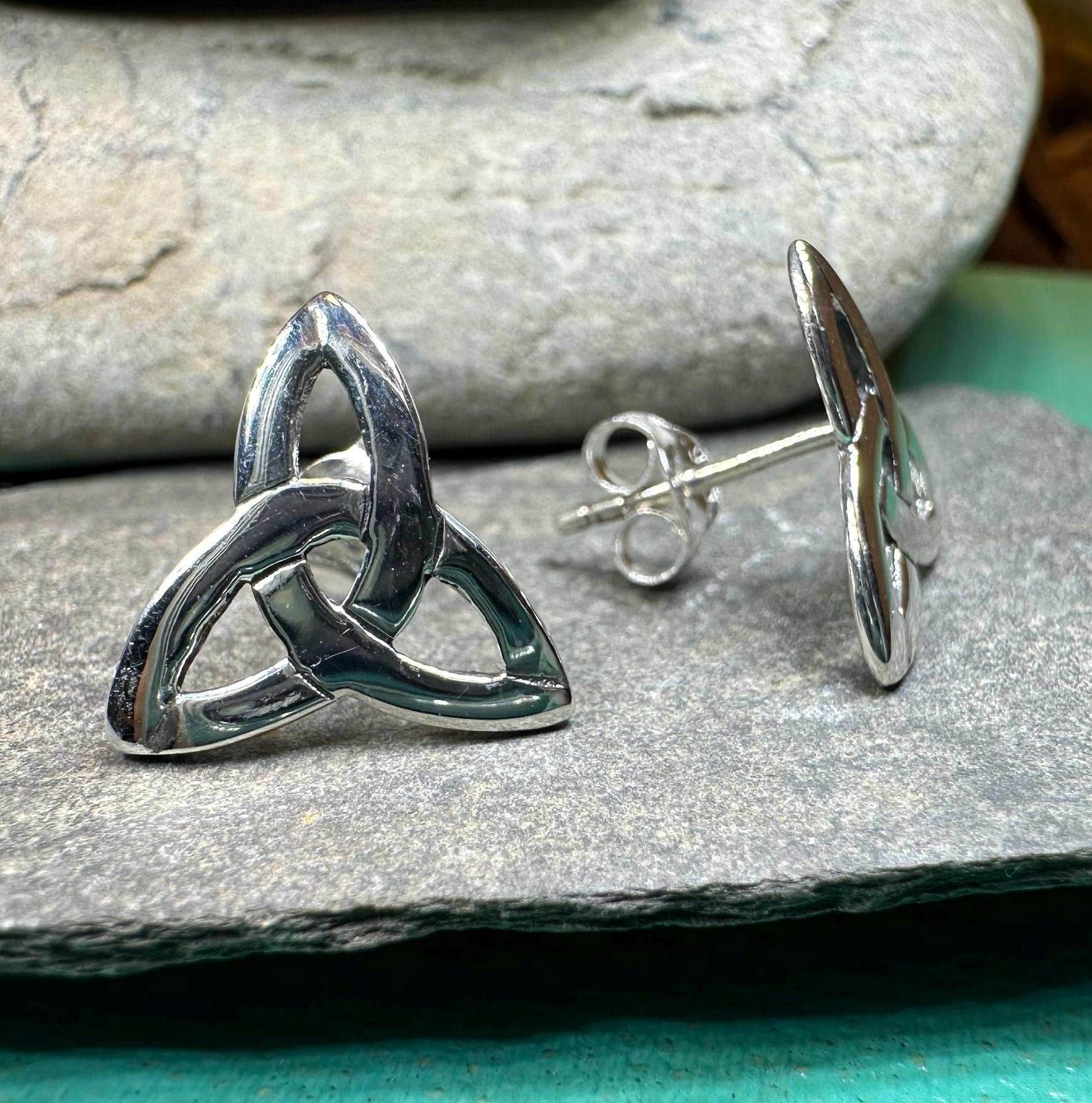 Zephyr Celtic Trinity Knot Earrings - 