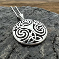 Loughcrew Celtic Spiral Necklace