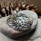 Loughcrew Celtic Spiral Necklace - 18