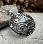 Loughcrew Celtic Spiral Necklace - 18