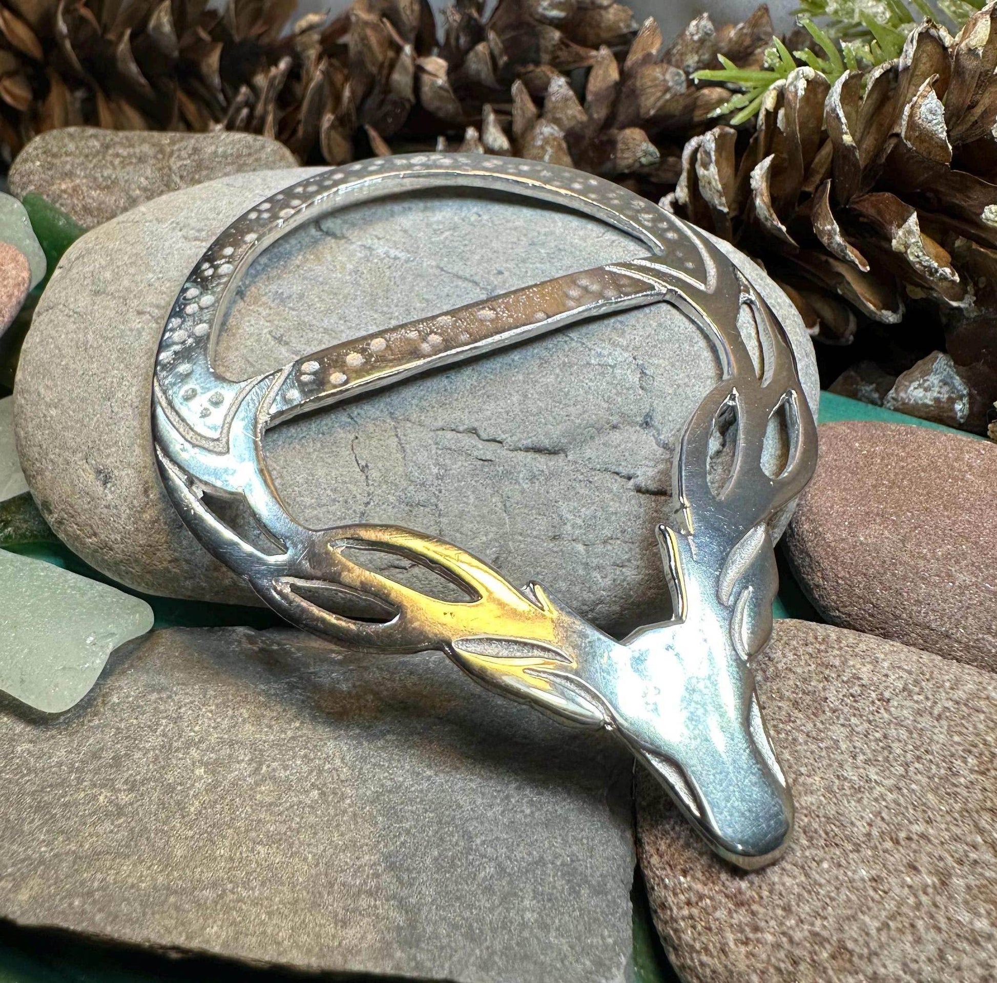 Stag Scarf Ring - 