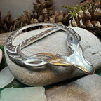Stag Scarf Ring - 