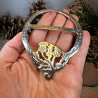 Double Thistle Scarf Ring - 