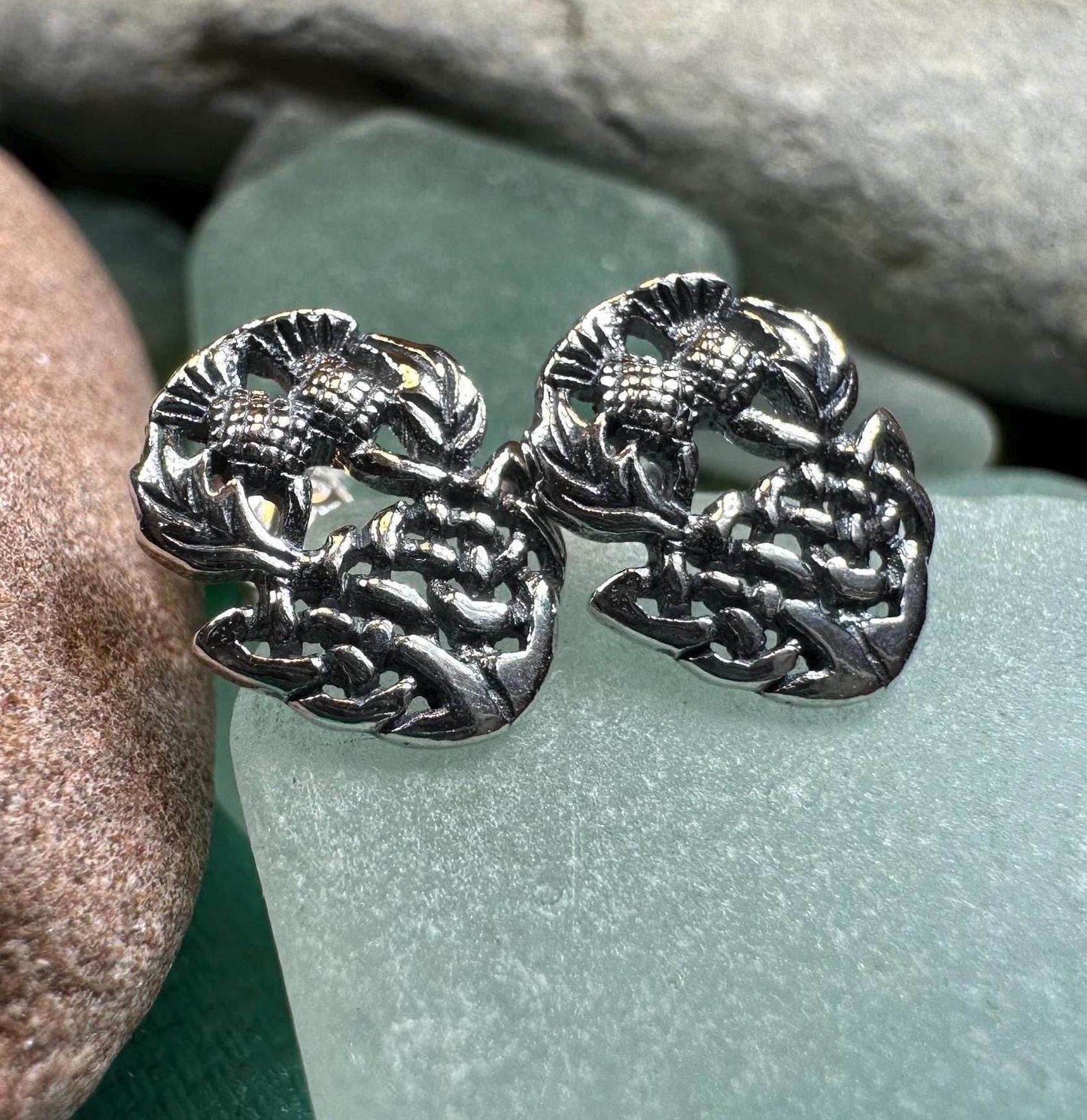Highland Spring Thistle Earrings - 
