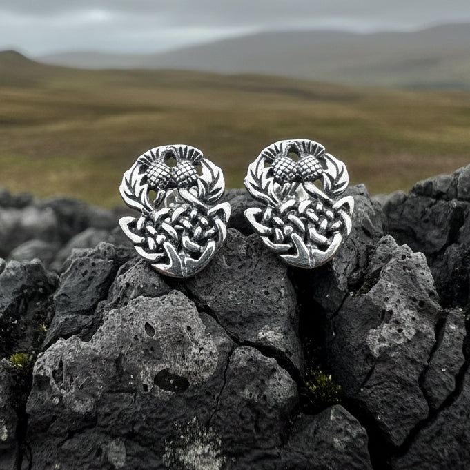 Highland Spring Thistle Earrings