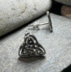 Laura Celtic Knot Stud Earrings - 