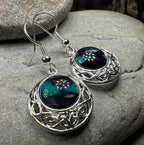 Heathergems Celtic Knot Earrings - Green