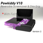 POWKIDDY V10 Reversible Screen Cover Chin Grip Felt Screen Protector - Yellow