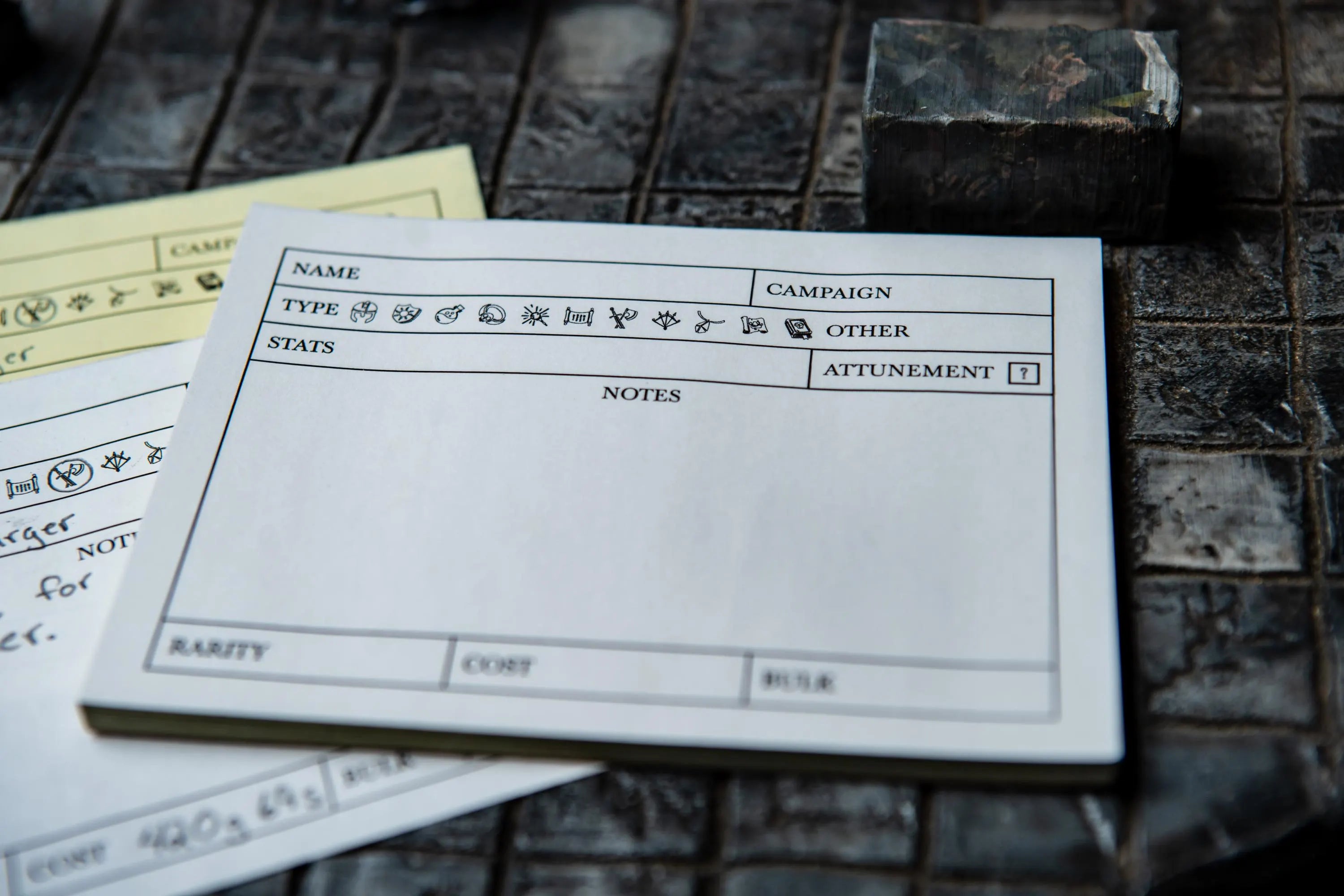 Loot Receipt Booklet