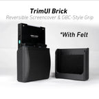 TrimUI Brick Reversible Screen Cover GBC Style Chin Grip Felt Screen Protector - Red