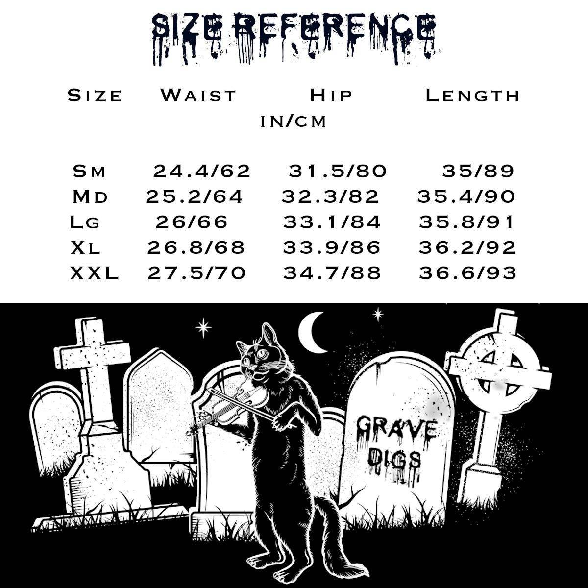 Rock n Roll Skull Purple Leggings | Yoga Pants | Dark Gothic Stretchy - Small