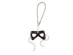 Masquerade Leather Mini Mask – Handcrafted Charm for Rearview Mirrors, Handbags, Lanyards, Party Favors & More