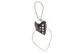 Mouth Mask Leather Mini Mask – Handcrafted Charm for Rearview Mirrors, Handbags, Lanyards, Party Favors & More