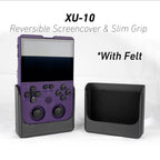 XU 10 Reversible Screen Cover Slim Chin Grip Felt Screen Protector - White