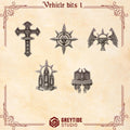 3d Printed Crimson Lords Vehicle Ornaments by Greytide Studio