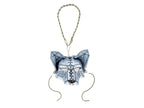Sly Fox Leather Mini Mask – Handcrafted Charm for Rearview Mirrors, Handbags, Lanyards, Party Favors & More