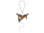 Opera Beast Leather Mini Mask – Handcrafted Charm for Rearview Mirrors, Handbags, Lanyards, Party Favors & More