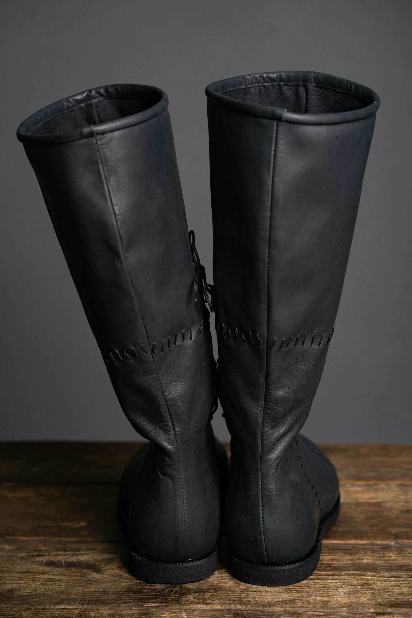 Aragorn's Black Leather Boots - 