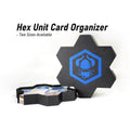 Hero Scape Unit Card Organizer | Protect Manage Heroes Squads | Paintable Miniature Board Game | Hex Bin Box Container Storage for Heroscape - Jandar (Blue) / 40mm Tall