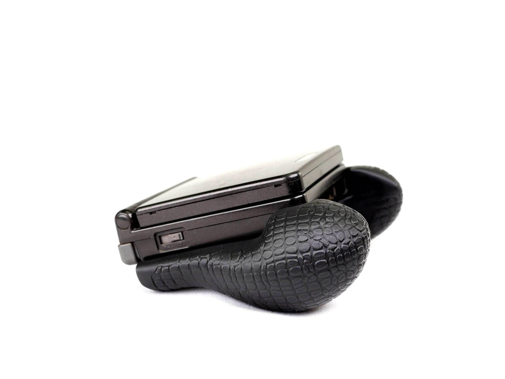 GBA SP Comfort Grip by JCSFY Textured Handles Black Original Game Boy Advance Sp Hand Held Thick Color | Slots Into Mobile Gaming Device - Brown