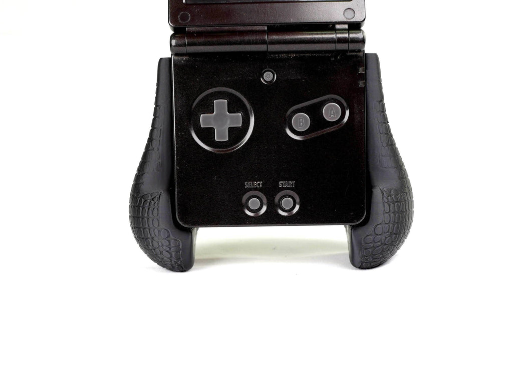 GBA SP Comfort Grip by JCSFY Textured Handles Black Original Game Boy Advance Sp Hand Held Thick Color | Slots Into Mobile Gaming Device - Brown