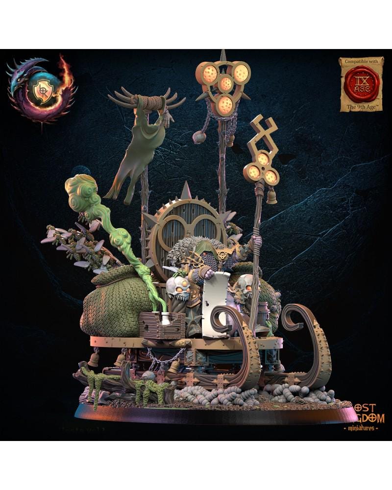 3D Printed Klous the Gift Bringer by Lost Kingdom Miniatures