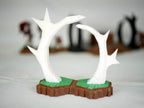 Hero Scape Obstacle Interactive Viking Portal | Tabletop Terrain Hex Pieces | Paintable Miniature Board | DnD Role Play Game Upgrade Tile - Grass/White