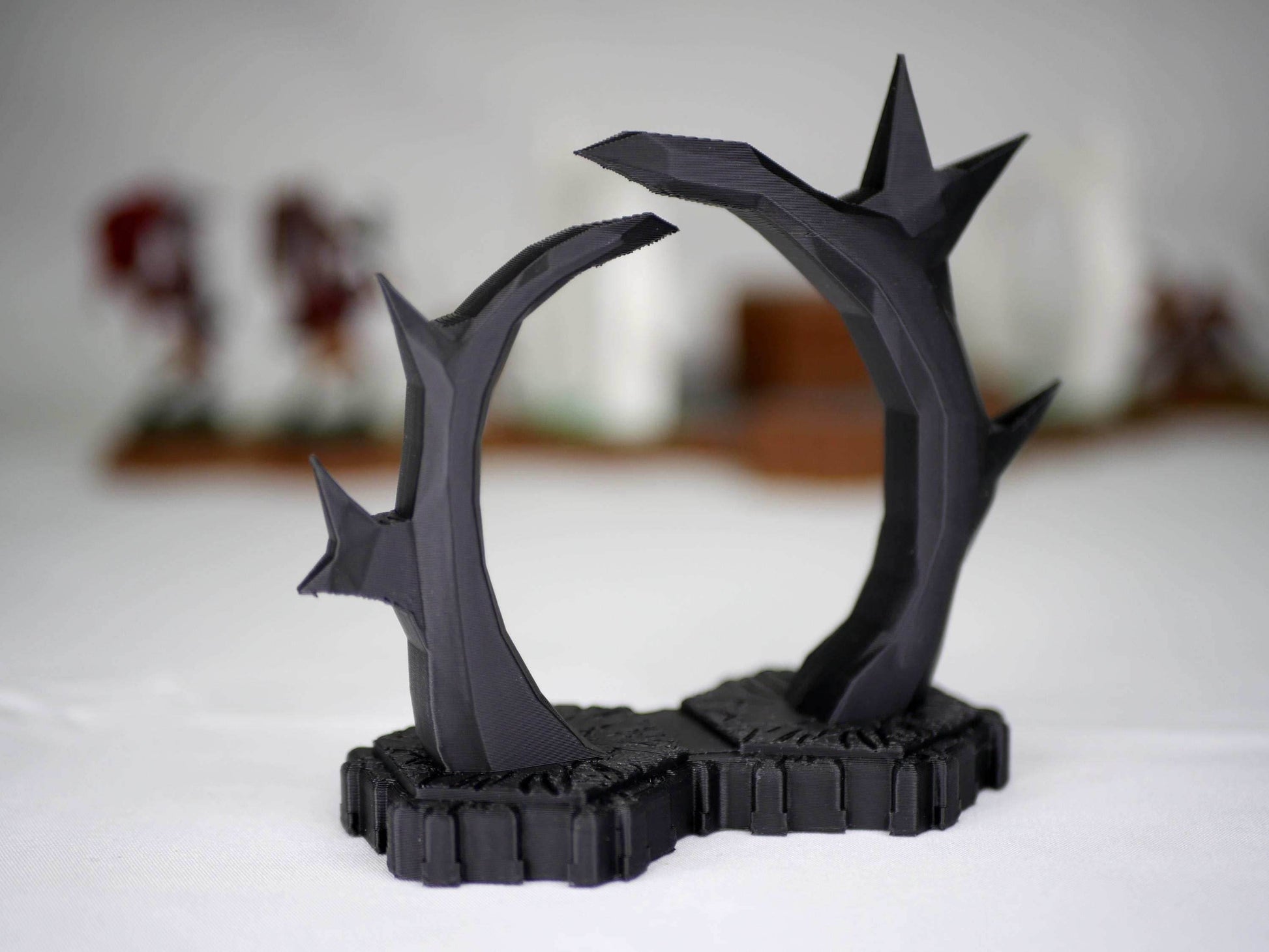 Hero Scape Obstacle Interactive Viking Portal | Tabletop Terrain Hex Pieces | Paintable Miniature Board | DnD Role Play Game Upgrade Tile - Grass/White