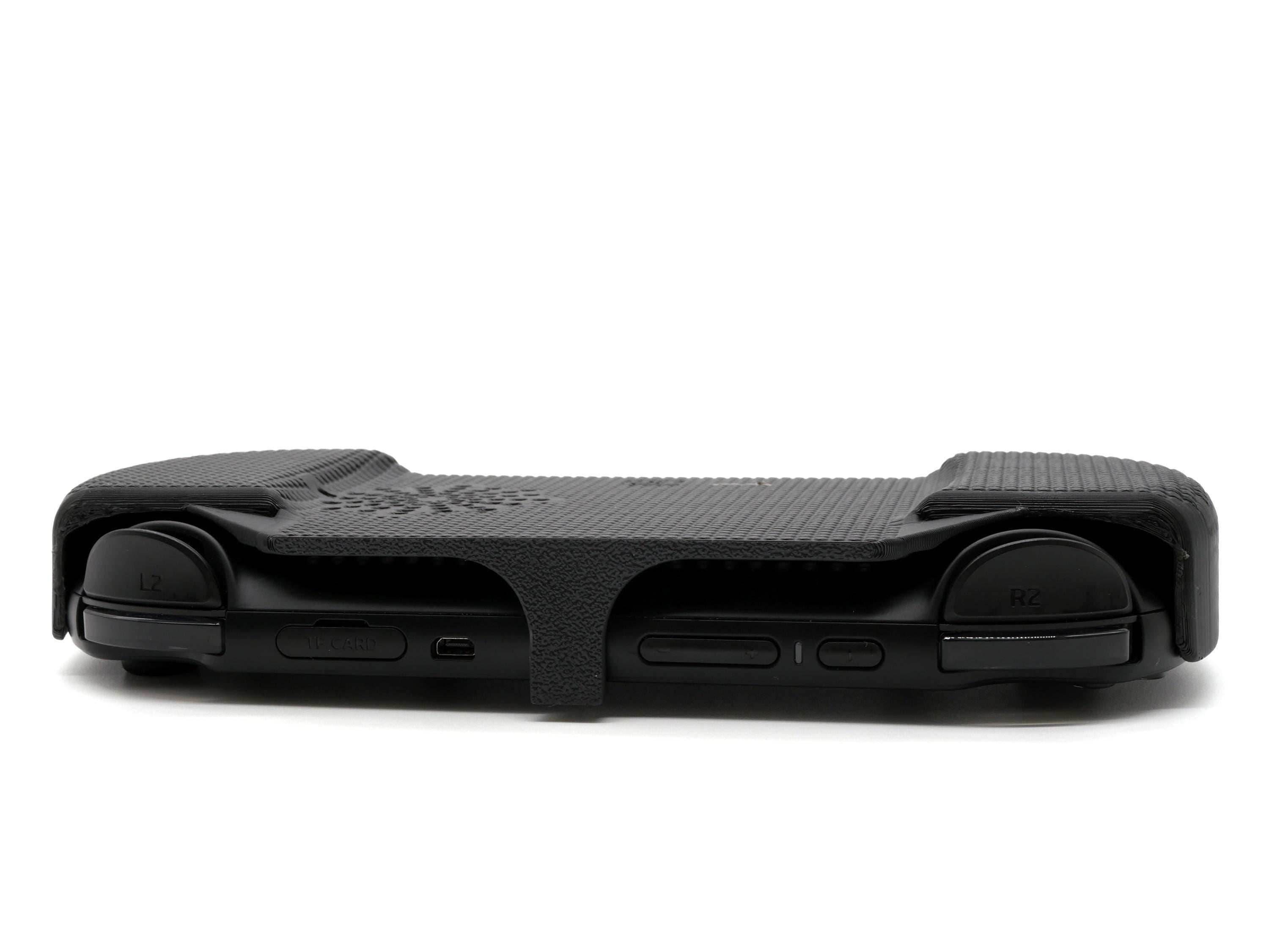Ayn Odin 2 Mini Grip 2-in-1 Reversible Screen Cover & Slim Comfort Grip Case Ergonomic Odin 2 Mini Handheld 2n1 Deluxe - Black