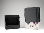 Anbernic RG35XX Plus Reversible Screen Cover GBC Style Chin Grip Felt Screen Protector - Black