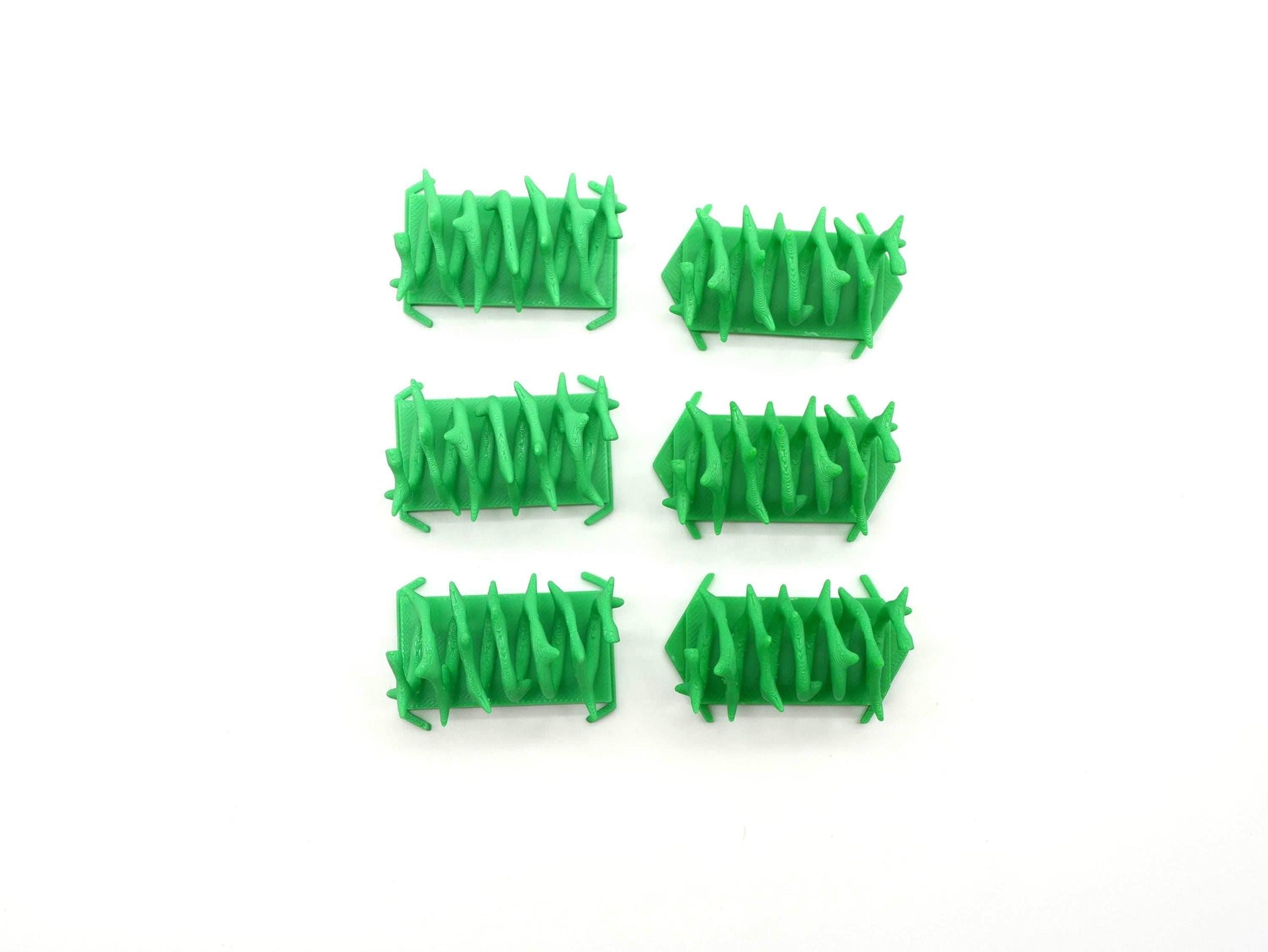 Spiral Thorn Brambles Hero Scape Single Hex Obstacle | Tabletop Terrain Piece | Miniature Board Game | DnD Role Play Game Upgrade Tile Kit - Black