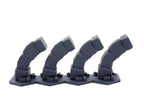 Ruined Arches Hero Scape Single Hex Obstacle | Tabletop Terrain Structure Piece | Miniature Board Game | DnD Role Play Game Upgrade Tile Kit - 4 Grim Stone (Black)
