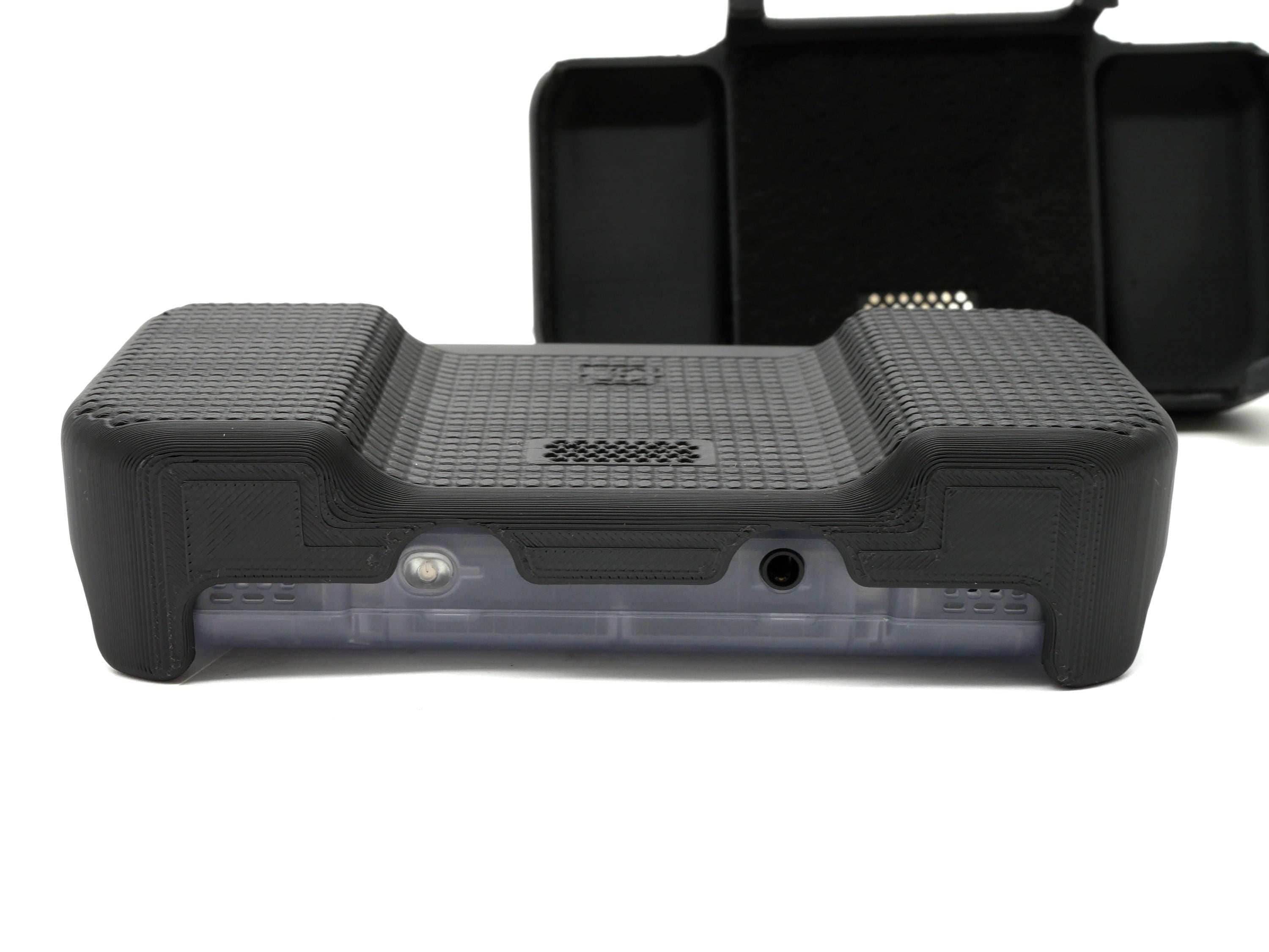 MagicX Mini Zero 28 Grip 2-in-1 Zero 28 Screen Cover Reversible Comfort Grip Felt Lining Case with Felt Wrap Ergonomic Handheld two in one - Black
