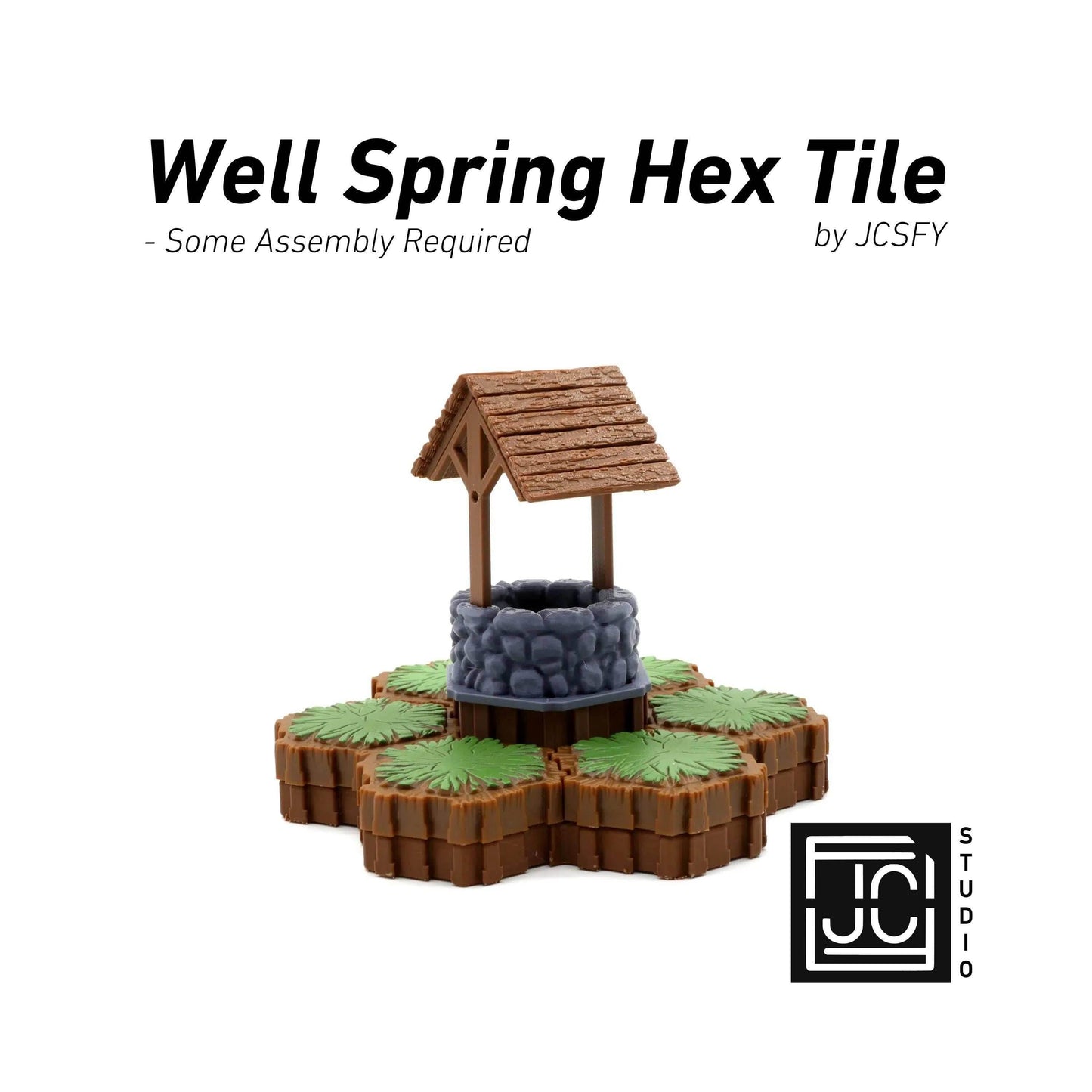 Wellspring Well Hero Scape Single Hex Obstacle | Tabletop Terrain Structure Piece | Miniature Board Game Heroscape Pieces Water by JCSFY - 