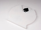 Euchre Trump Tracker Spinning Wheel for Playing Card Heart Diamond Spad Club Symbols Smooth Felt Glide White or Black for Card Player Gift
